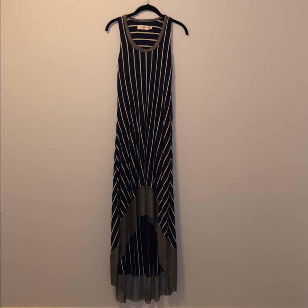 High-low Cotton Nautical Dress